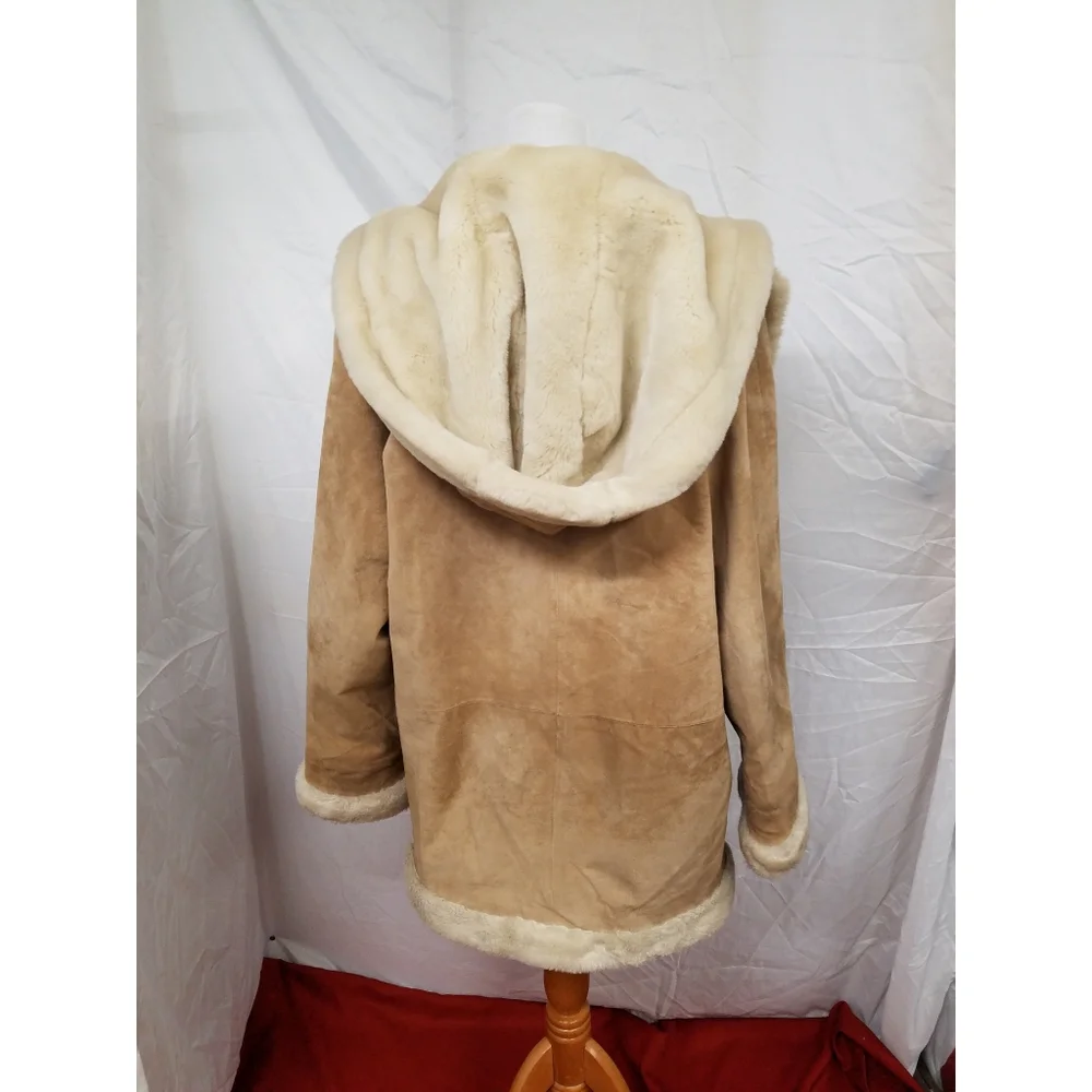 Wilsons Leather womans suede and faux fur jacket - Picture 5 of 8